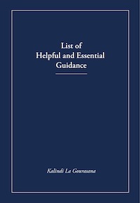 List of Helpful and Essential Guidance - Third Edition