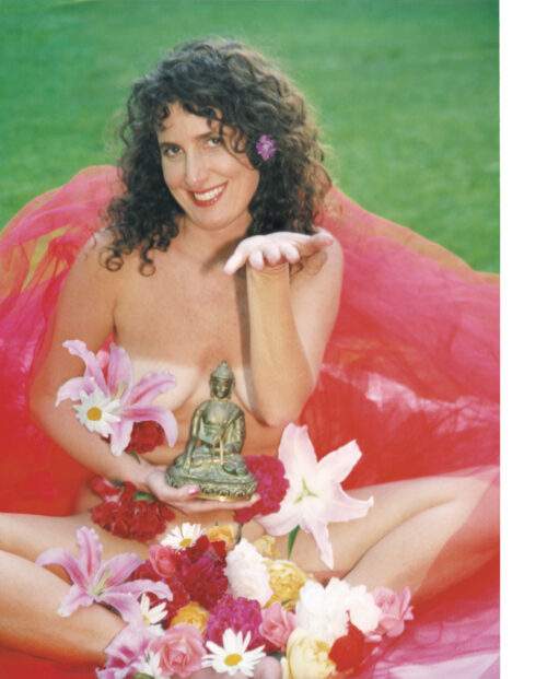 Kalindi Photo 4 - Kalindi naked with Buddha from the Ultimate Freedom book  8X10